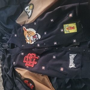 Reason Clothing Varsity Jacket - Navy